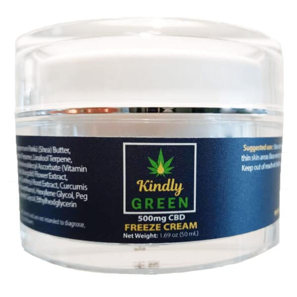 Kindly Green Freeze Cream 500 Mg Cbd Oil