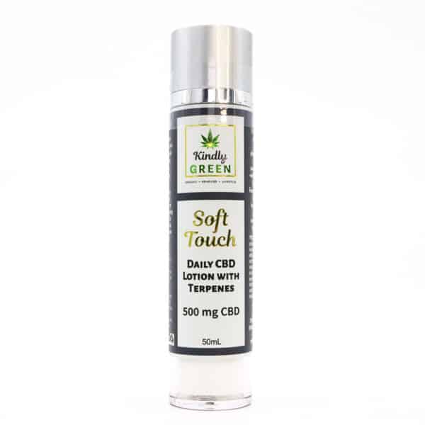 Kindly Green Soft Touch Daily 500 Mg Cbd Oil Lotion With Terpenes